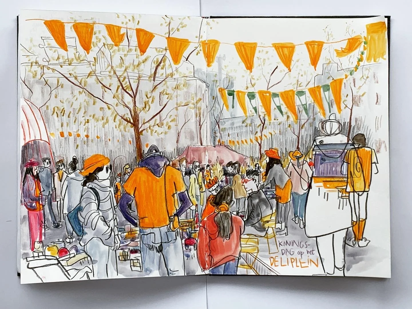 How To Take Artistic Liberty And Have Fun Urban Sketching — Koosje